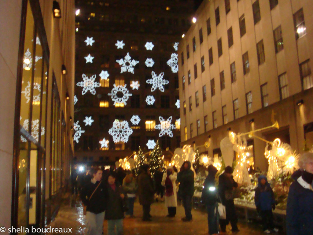 Saks lights NYC Christmas