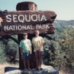 Travel My brother and me at Sequoia National Park