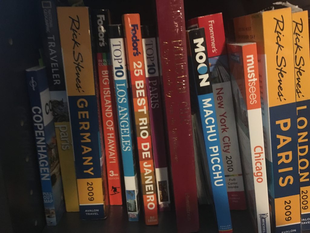 Photo of my travel books
