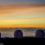 Sunset at the top of Mauna Kea